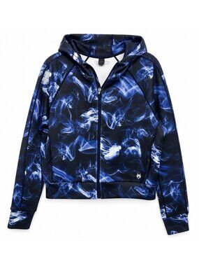 Greyson Ghost Dancer Hoodie Jacket Women’s Medium Blue Smoke Kristina EUC